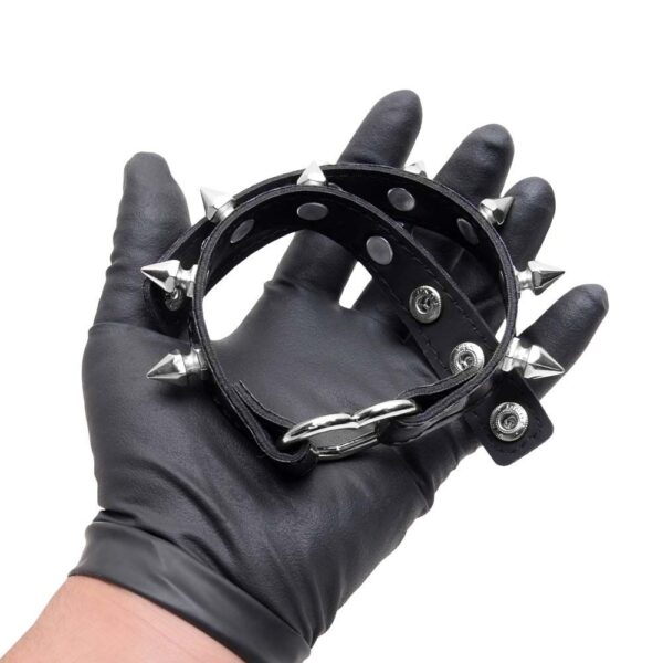 Coleira Choker com Coração e Pinos - Imagem 3